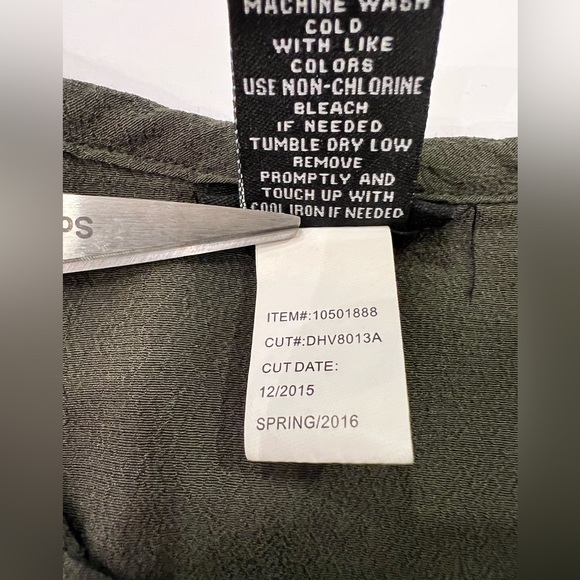 Torrid Button Green Front Ruffle Cami Top Plus Size Torrid 0 Size Large - Picture 7 of 11